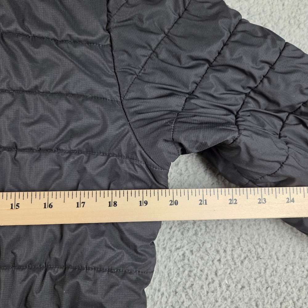 Icebreaker Hyperia Merino Jacket Mens S/M Black Quilted Hooded Puffer Full Zip‎ - Picture 4 of 9